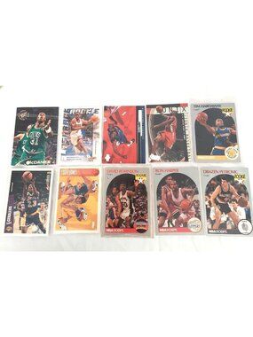 Vintage Mixed Basketball Trading Cards NBA Hoops, Upper Deck, & Topps 1990's Lot